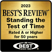 A.M. Best 50 years running “A” Excellent Rating 